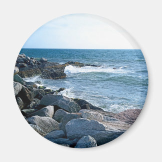 Foto van Wavy Atlantic Ocean Blue Magneet