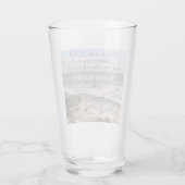 Foto van Wavy Ocean Shore Proverbs Bijbel Verse Ze Glas (Achterkant)