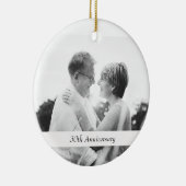 Foto van Wedding 30th Anniversary Gifts Keepsake Keramisch Ornament (Rechts)
