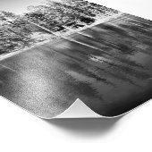 Foto van weerspiegeling van Ponderosa Pines Afdruk (Hoek)