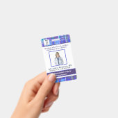 Foto van werknemer Barcod Logo ID Zakelijk Badge (Handheld)