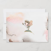 Foto van Whimsical Fairy Girls eerste verjaardag Kaart (Achterkant)