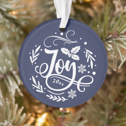 Foto van Whimsical Joy Festive Holiday Ornament (Boom)