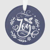 Foto van Whimsical Joy Festive Holiday Ornament (voorkant)