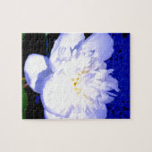 Foto van White en paars Peony Legpuzzel (Horizontaal)