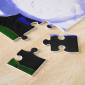 Foto van White en paars Peony Legpuzzel (Zijkant)