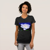 Foto van White en paars Peony T-shirt (Voorkant volledig)