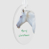 Foto van White Horse Ornament (voorkant)