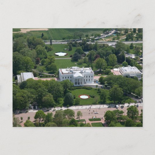 Foto van White House Aerial Briefkaart (Voorkant)