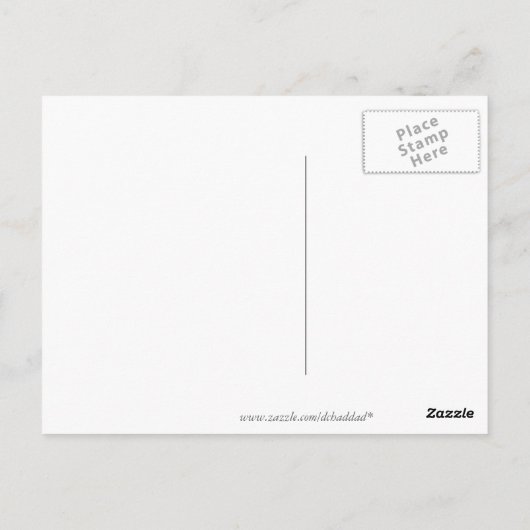 Foto van White Rose Briefkaart (Achterkant)