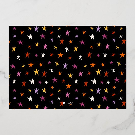 Foto van Wied Cute Halloween Folie Feestdagenkaart (Achterkant)