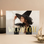 Foto van Wied Cute Halloween Folie Feestdagenkaart