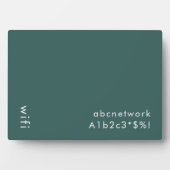 Foto van Wifi Password Fotoplaat (voorkant)