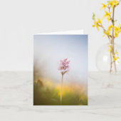 Foto van Wild Orchid Natuur Kaart (Gele Bloem)