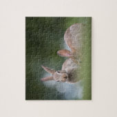 Foto van wilde konijnen legpuzzel (Verticaal)