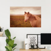 foto van wilde paarden poster (Thuiskantoor)