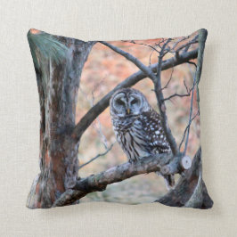 Foto van Wildlife Barred Owl Kussen