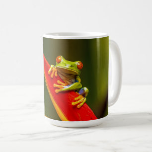 Foto van Wildlife Red Eyed Tree Frog Koffiemok