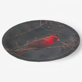 Foto van Wildlife Red Papieren Bordje (Gekanteld)