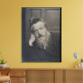 Foto van William Morris (1834-96) van Canvas Afdruk (Insitu (Woonkamer))