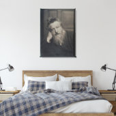 Foto van William Morris (1834-96) van Canvas Afdruk (Insitu (Slaapkamer))