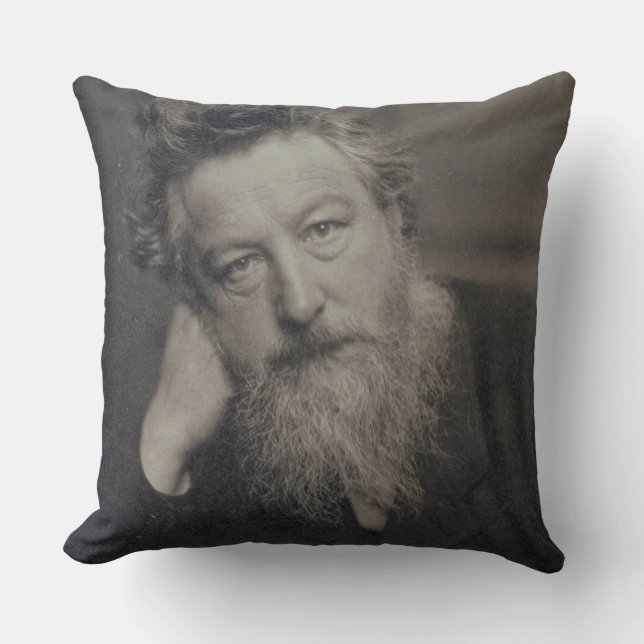 Foto van William Morris (1834-96) van Kussen (Voorkant)