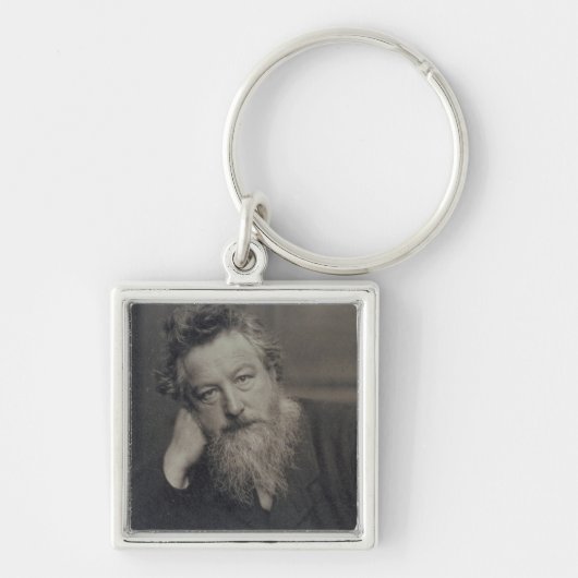 Foto van William Morris (1834-96) van Sleutelhanger (Voorkant)