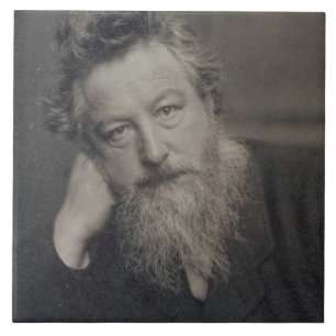 Foto van William Morris (1834-96) van Tegeltje