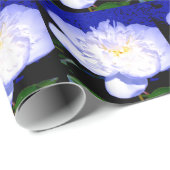 Foto van witte en paarse pony cadeaupapier (Rol Hoek)