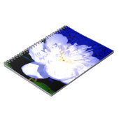 Foto van witte en paarse pony notitieboek (Linkerzijde)