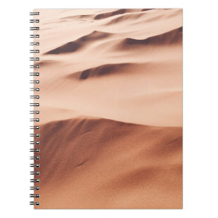 Foto van woestijnzand notitieboek