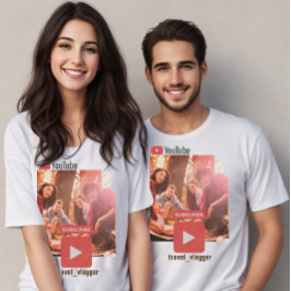 Foto van YouTube-kanaal T-shirt