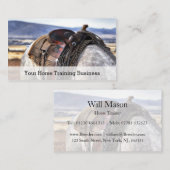 Foto van Zadelaar & Paarden - Trainer - Visitekaar Visitekaartje (Voorkant / Achterkant)