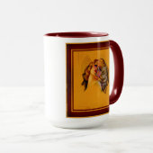 Foto van Zoe Mozert over de foto van Eyes Art Deco Mok (Voorkant rechts)