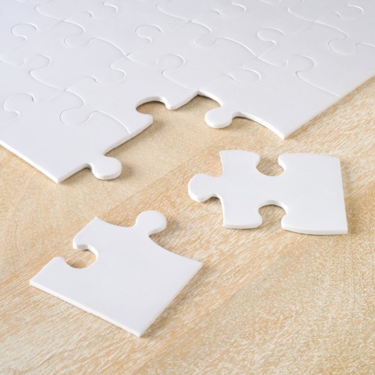 Foto van zwarte en witte Giraffe Legpuzzel (Zijkant)