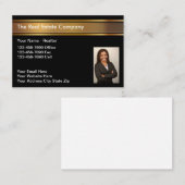 Foto Vastgoed Visitekaartjes voor een makelaar (Voorkant / Achterkant)