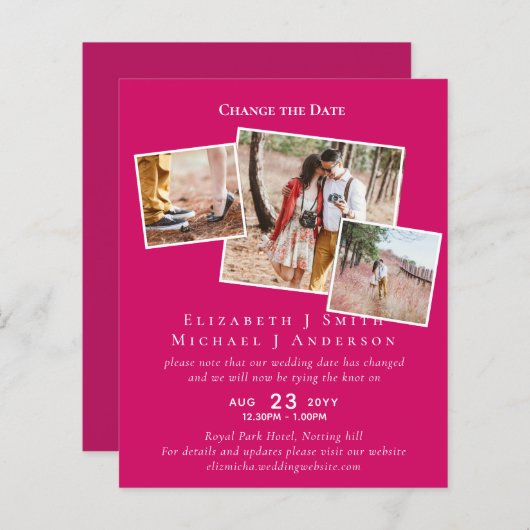 FOTO Verander de Datum plant om het even welke Geb (Voorkant / Achterkant)