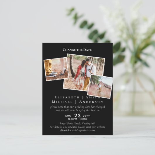 FOTO Verander de Datum plant om het even welke Geb Briefkaart (Staand voorkant)