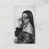 Foto Verbind met ons Social Media QR Code Logo Visitekaartje (Achterkant)