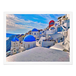 Foto vergroting Griekenland santorini Afdruk