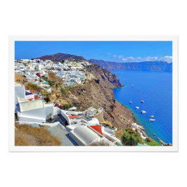 Foto vergroting Griekenland santorini Afdruk