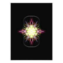 Foto Vergroting van een kleurrijk abstract ontwerp