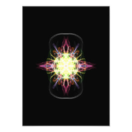 Foto Vergroting van een kleurrijk abstract ontwerp Foto Afdruk