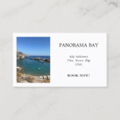 Foto verhuur reizen toerisme QR code Visitekaartje (Voorkant)