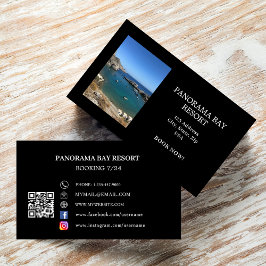 Foto verhuur reizen toerisme QR code Visitekaartje