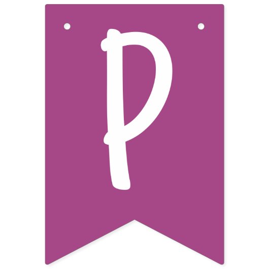 Foto Verjaardag Bunting Vlaggen Vlaggetjes (Tweede vlag)