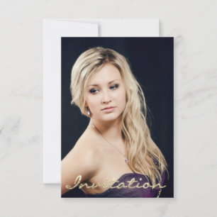Foto Verjaardag Champagne Gouden Vonk Bridal 16e Kaart