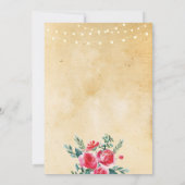 Foto Verjaardag Elke Leeftijd Bloemen 2 Afbeelding Kaart (Achterkant)