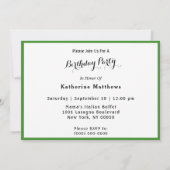 Foto verjaardag groene kolibrie Wildlife Kaart (Achterkant)