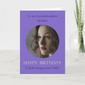 Foto Verjaardag Kaart kleindochter, 16 of leeftijd (Voorkant)